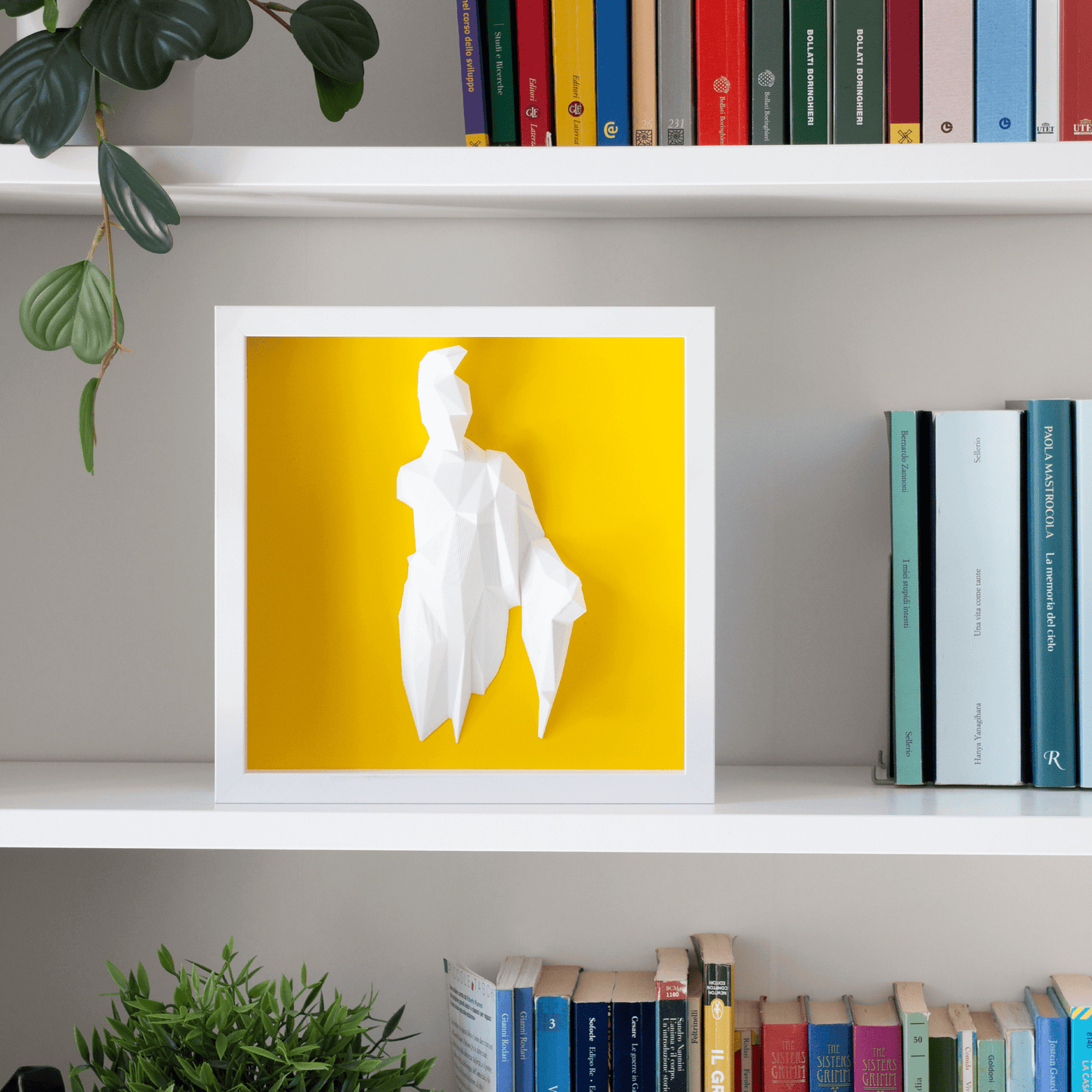 Minerva Framed Sculpture